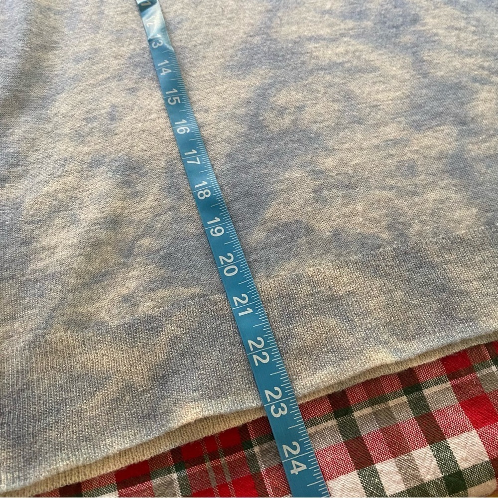 Paychi Guh Light Blue Multi Printed Cashmere Crewneck Sweater Medium - Picture 16 of 16